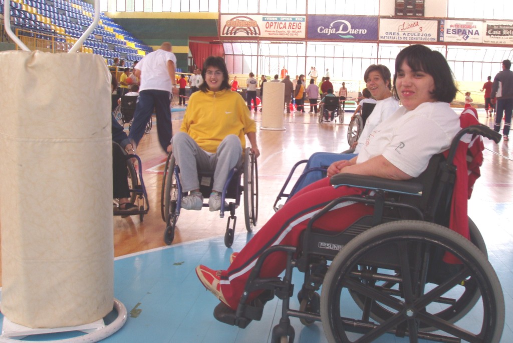 Deportistas del programa Ociodiscap